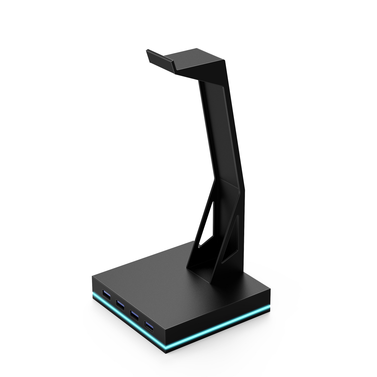 Headset Stand Rgb - ホットセール RGB ゲーミングスタンド 4 USB 2.0