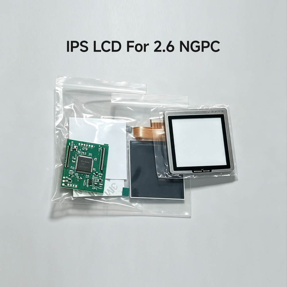 Gaming Accessories Needed - 新しい2.6インチオリジナルサイズ高輝度IPS液晶画面、ネオジオポケットカラーNGPC用、シェルを切る必要なし、ゲーム用