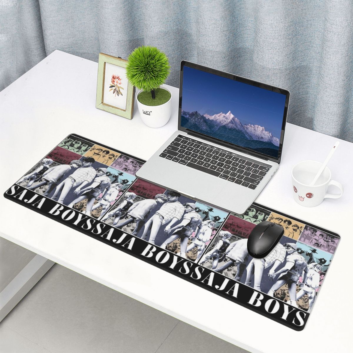 Gaming Accessories Boys - 大型マウスパッド Saja ボーイズ ミュージックバンド Kpop ゲーマー