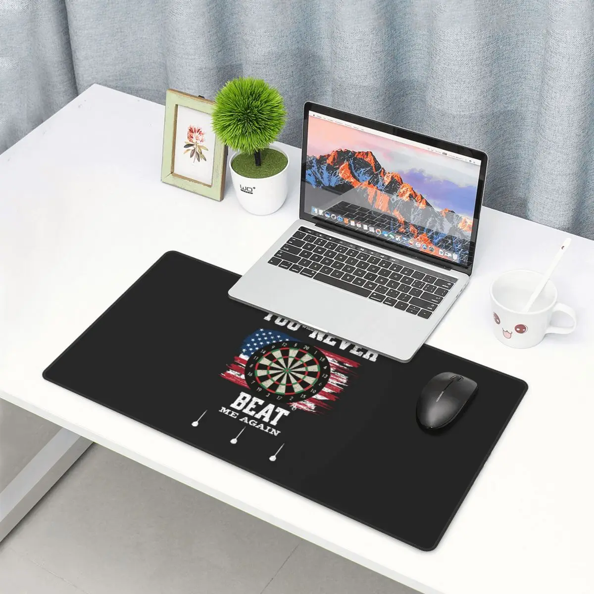 Gaming Accessories Target - 大型マウスパッドダーツボード矢印ターゲットゲーマーPCラップトップマットキーボードカーペットコンピュータゲームオフィスアクセサリーデスクマット