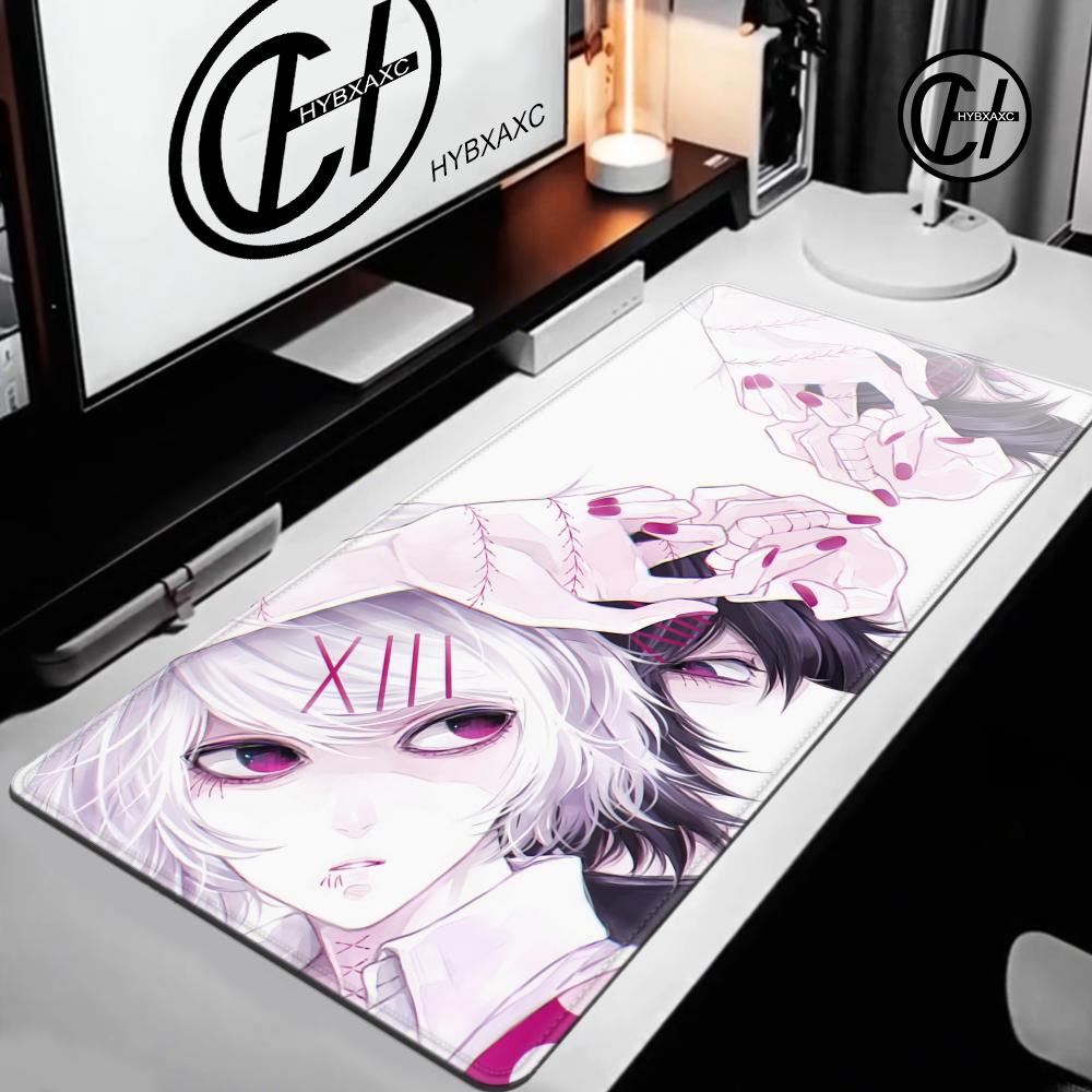 Gaming Accessories Gift For Boyfriend - 東京喰種トーキョーグール PUレザーマウスパッド アニメマウスパッド ゲーマーキーボードパッド Eスポーツキーボードゲームアクセサリー 彼氏へのプレゼント