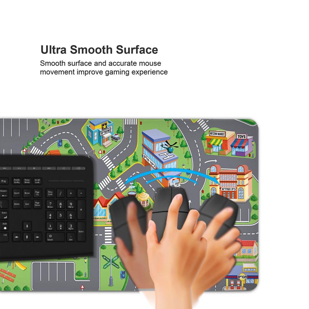 PCゲームセットアップアクセサリーシティロード漫画マウスパッ - Gaming Accessories Pc Setup のレビューと価格