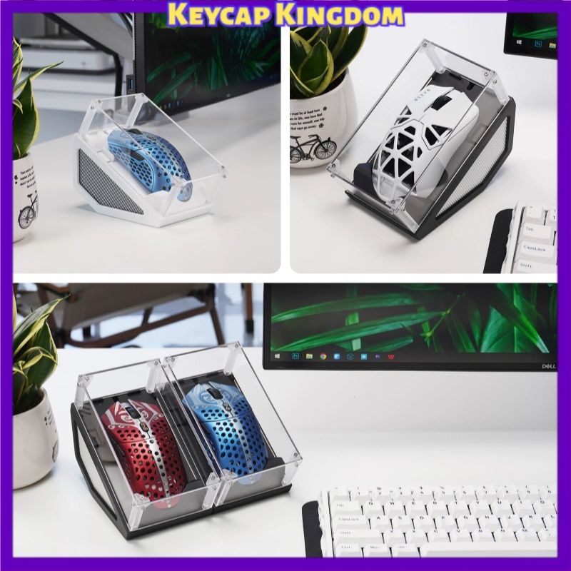 新しい透明アクリル 3D プリントマウスダストカバー & デ - Gaming Accessories Pc Setup のレビューと価格