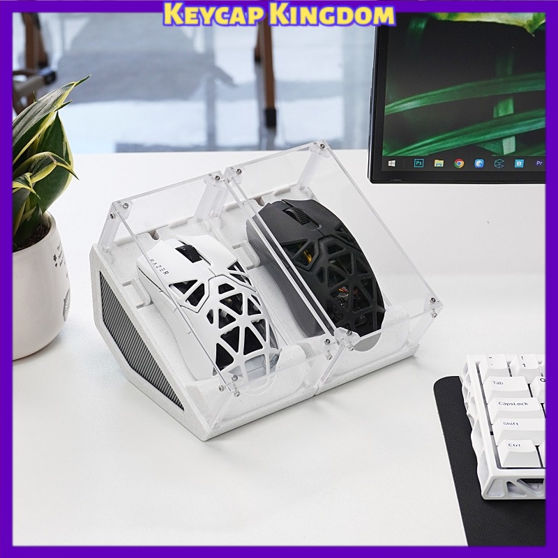 新しい透明アクリル 3D プリントマウスダストカバー & デ - Gaming Accessories Pc Setup のレビューと価格