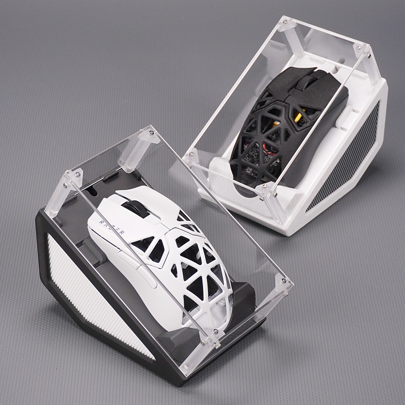 新しい透明アクリル 3D プリントマウスダストカバー & デ - Gaming Accessories Pc Setup のレビューと価格