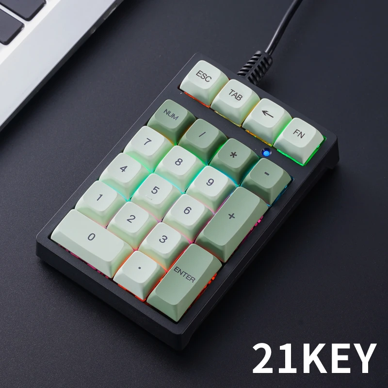 APAYADO T21 メカニカルテンキー 21 キー ブル - Keyboard Numpad Separate のレビューと価格