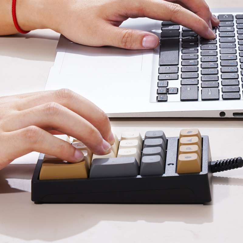 APAYADO T21 メカニカルテンキー 21 キー ブル - Keyboard Numpad Separate のレビューと価格