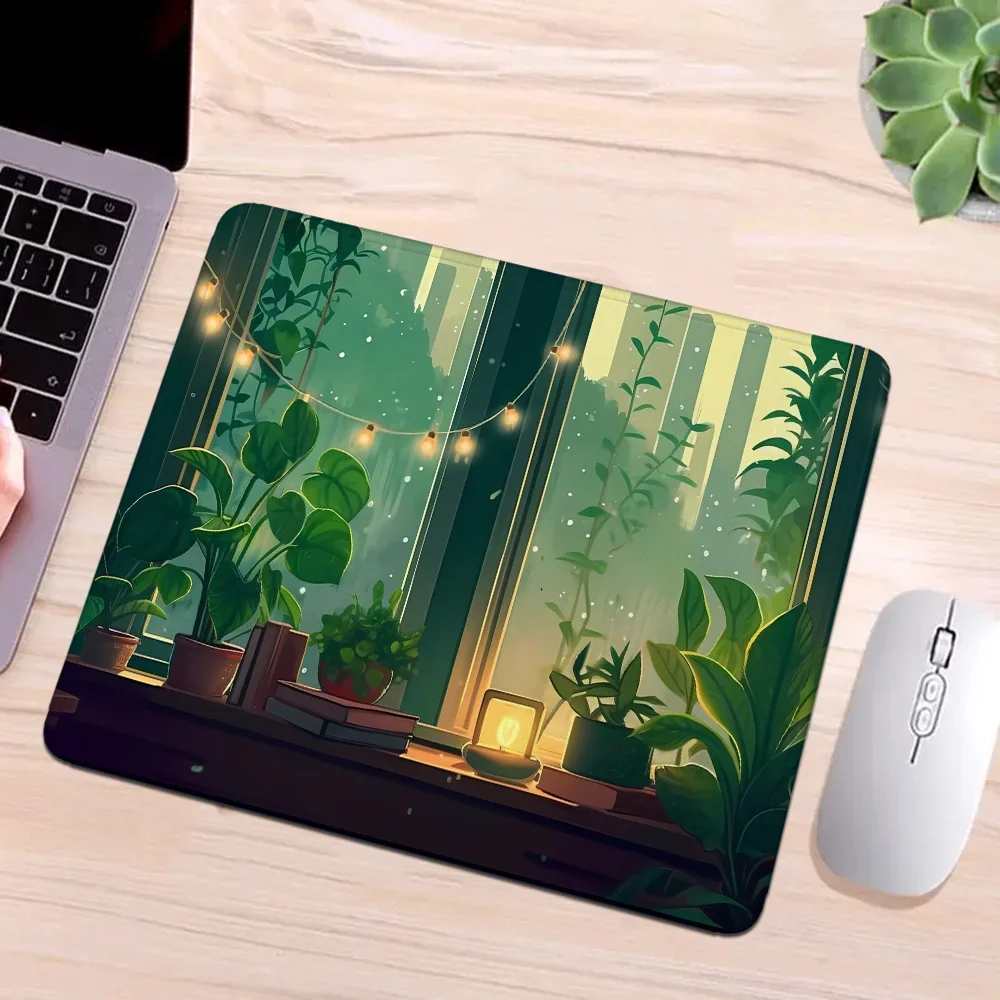 マウスパッド グリーン デスクパッド ロフィ ゲーミングマウ - Gaming Accessories Companies のレビューと価格