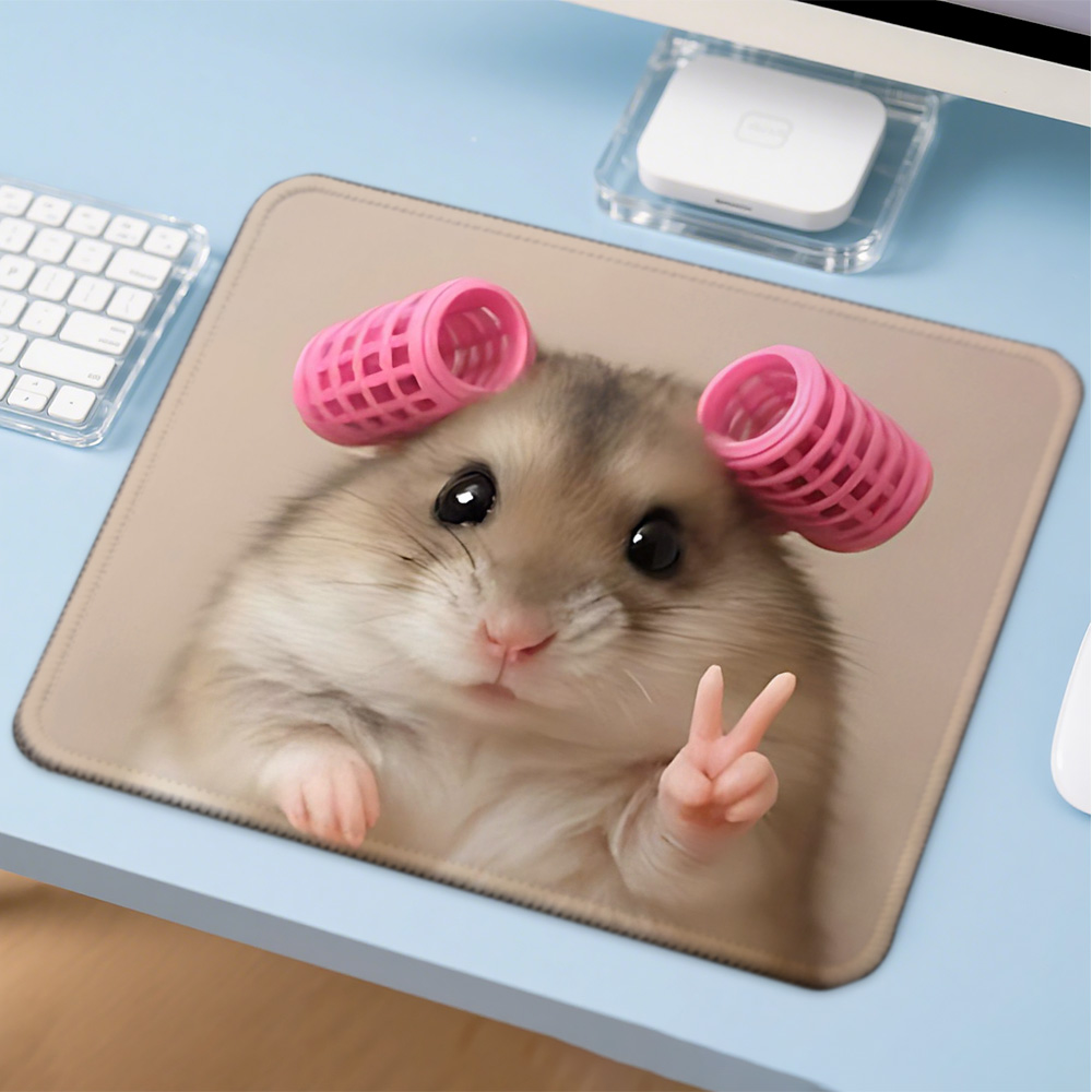 Mosepad かわいい面白い猫コンピュータマットデスクアク - Gaming Accessories Companies のレビューと価格