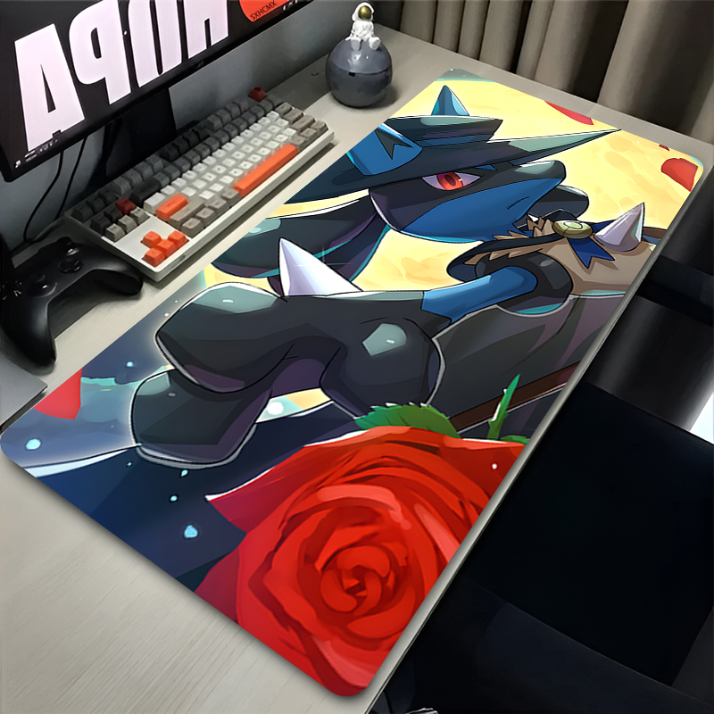 マウスパッドクールアニメ P-ポケモン ルカリオ マウスパッ - Gaming Office Accessories のレビューと価格