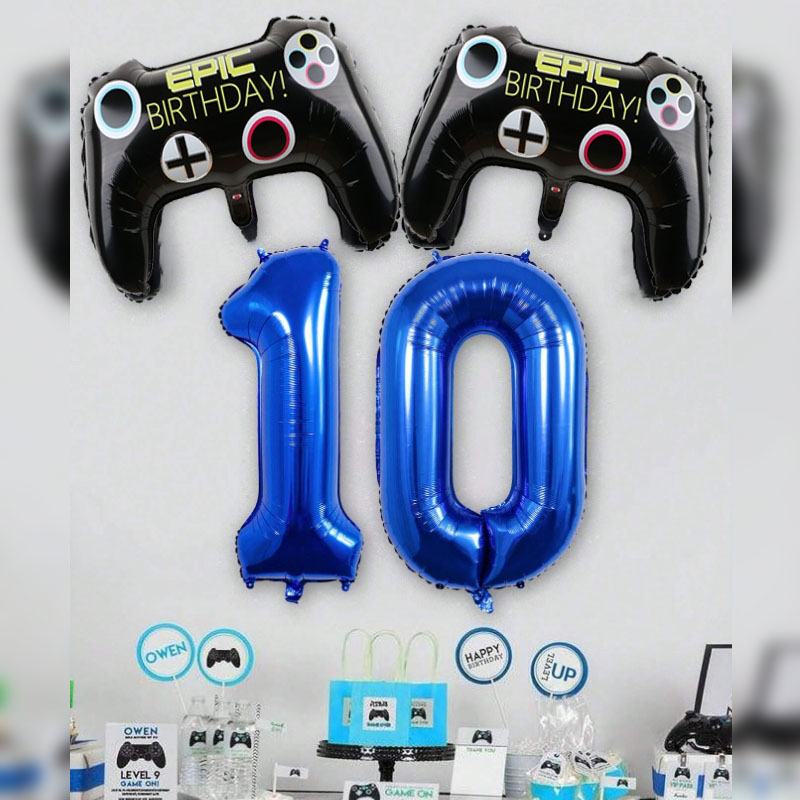3 個ビデオゲームパーティー用品セット男の子の誕生日パーティ - Gaming Accessories Boys のレビューと価格