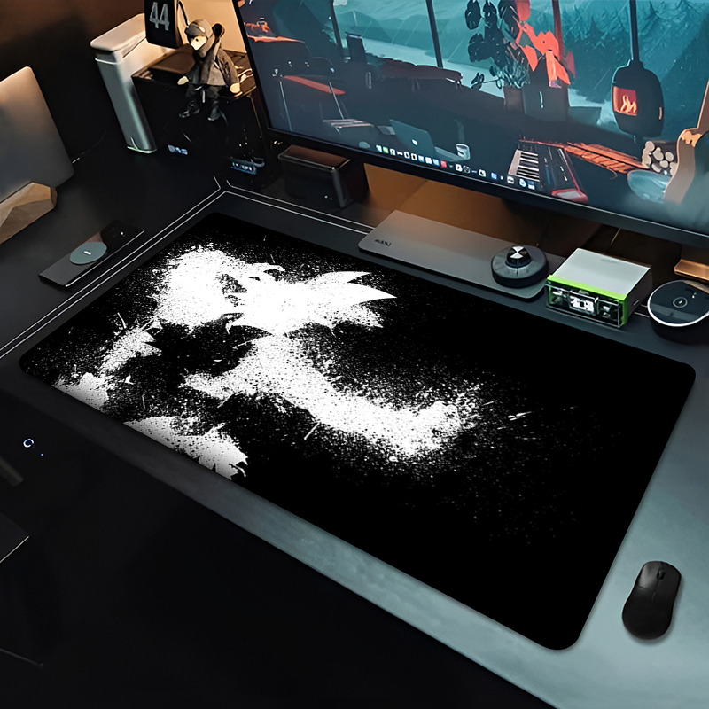 DBZ ブラックアニメマウスパッドドラゴンボール大型 PC  - Gaming Accessories Women のレビューと価格