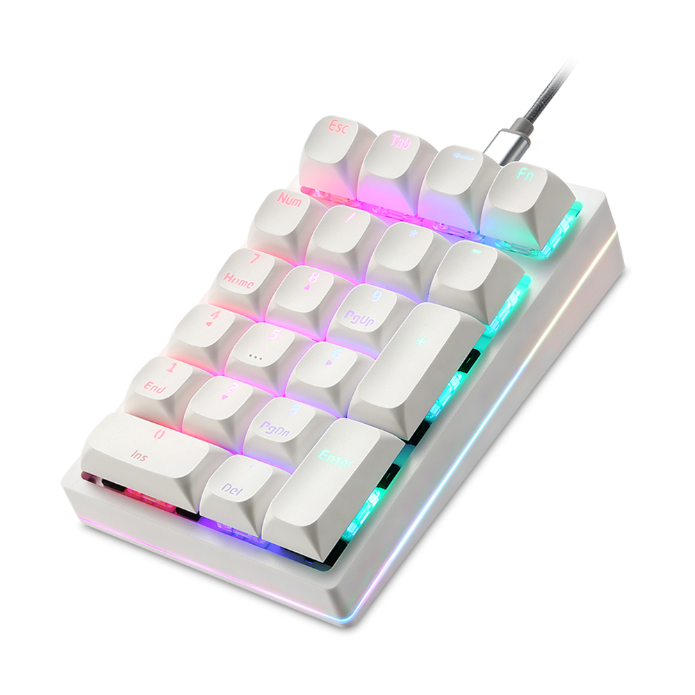 K24Pro 21 キーテンキーメカニカルテンキーホットスワ - Keyboard Numpad Separate のレビューと価格