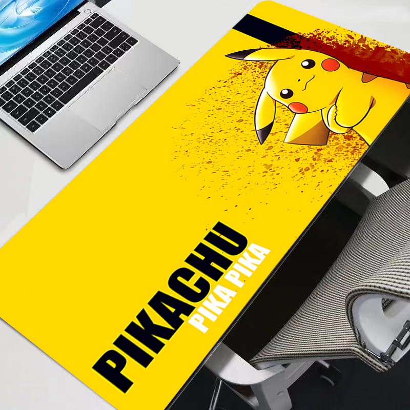 マウスパッド大 P-ピカチュウゴム PC コンピュータゲーム - Gaming Office Accessories のレビューと価格