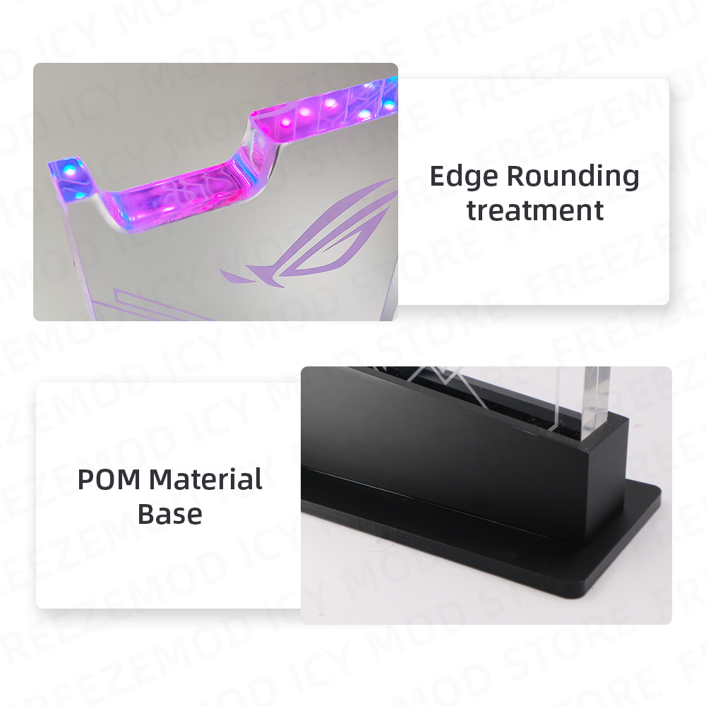 透明ゲーマーヘッドセットホルダー,PC mod,rgb/3ピ - Headset Stand Rgb のレビューと価格
