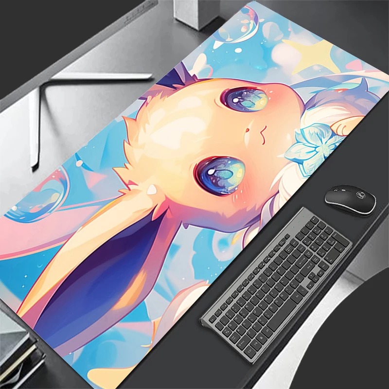 P-ポケモン イーブイ アニメ ゲーミングマウスパッド、拡張 - Gaming Accessories Women のレビューと価格