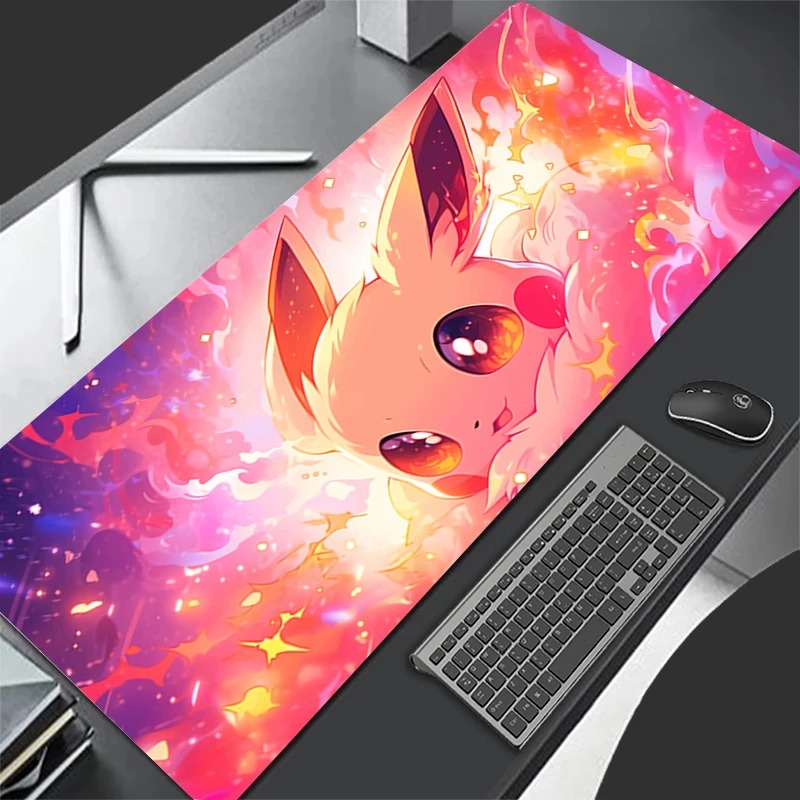 P-ポケモン イーブイ アニメ ゲーミングマウスパッド、拡張 - Gaming Accessories Women のレビューと価格