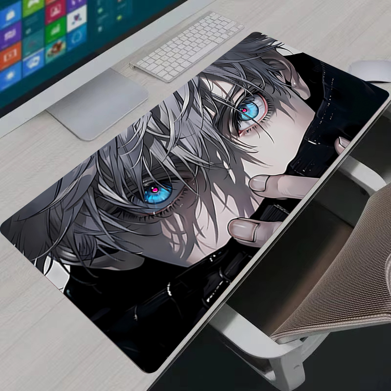 マウスパッドクールアニメ呪術廻戦五条悟大型ゲーミングマウスパ - Gaming Accessories Women のレビューと価格