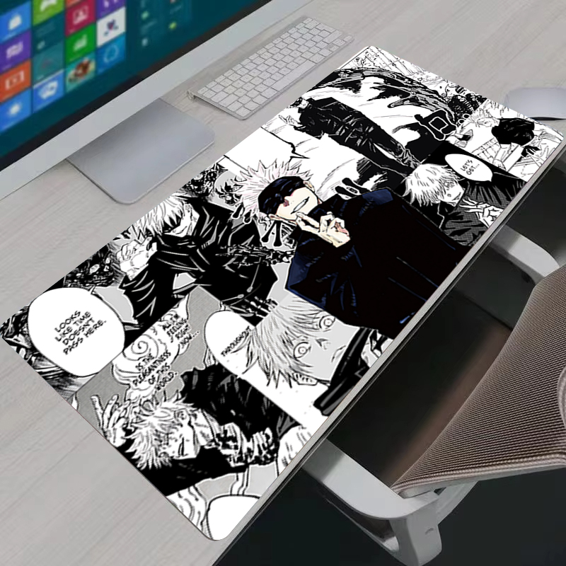 マウスパッドクールアニメ呪術廻戦五条悟大型ゲーミングマウスパ - Gaming Accessories Women のレビューと価格