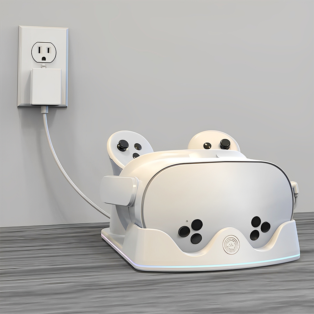 メタクエスト3S VR充電ステーション用充電ドック、RGBラ - Headset Stand Rgb のレビューと価格