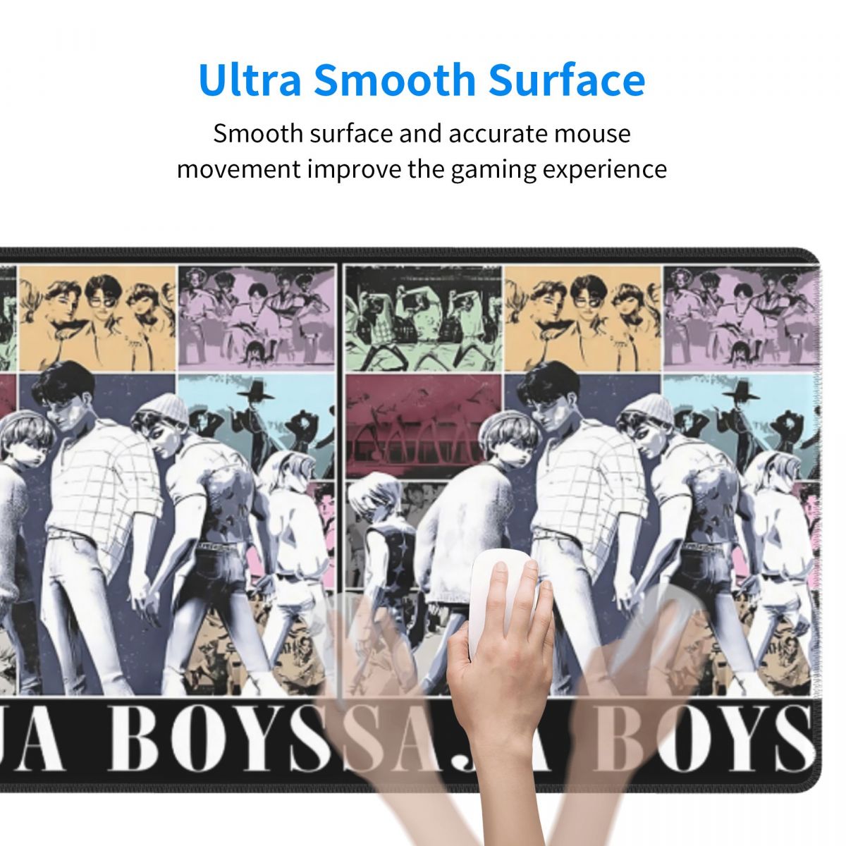大型マウスパッド Saja ボーイズ ミュージックバンド K - Gaming Accessories Boys のレビューと価格
