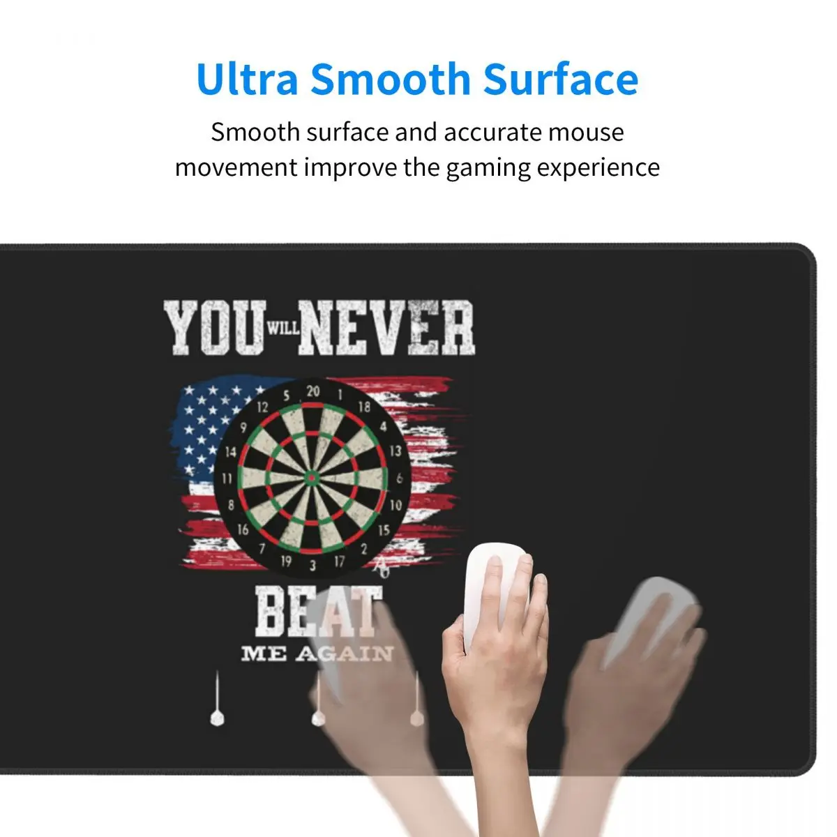 大型マウスパッドダーツボード矢印ターゲットゲーマーPCラップ - Gaming Accessories Target のレビューと価格