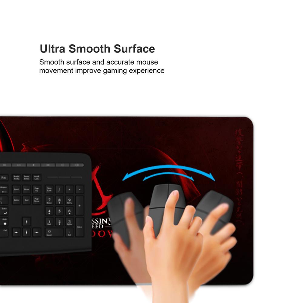 アサシンクリードノンスリップ PC 大型ゲーミングマウスパッ - Gaming Accessories Gift For Boyfriend のレビューと価格