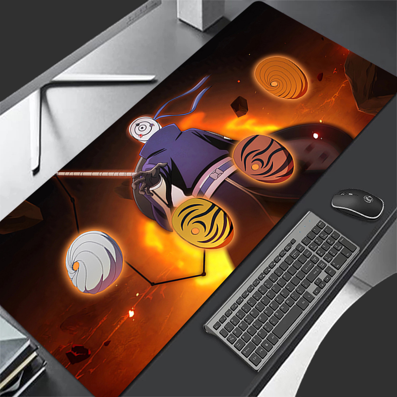 マウスパッドアニメカーペ大型ナルトうちはオビトPCゲーマーコ - Gaming Accessories Women のレビューと価格