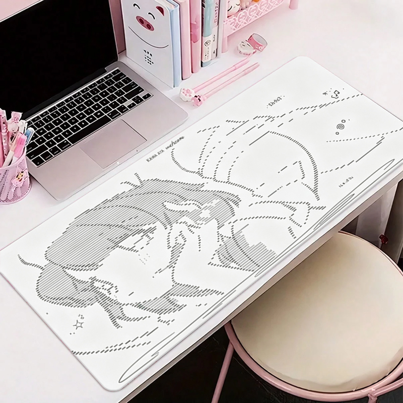 1 個革製マウスパッドアニメエンジェルガール Y2k かわい - Gaming Accessories Women のレビューと価格